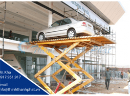 Thang nâng ôtô - Thang nâng thủy lực