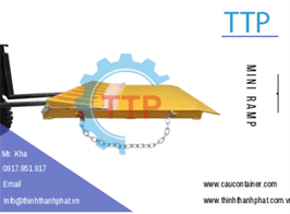 Cầu dẫn lên container loại nhỏ - Mini ramp