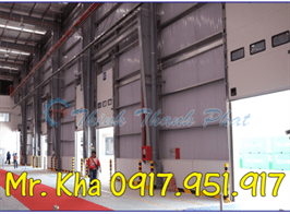 CỬA TRƯỢT TRẦN (OVERHEAD DOOR)