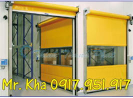 CỬA CUỐN NHANH PVC PHÒNG SẠCH