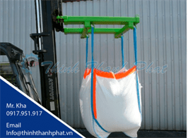 Càng phụ xe nâng gắn móc bao treo bao Jumbo