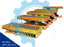 Bàn Nâng Thủy Lực Với Con Lăn